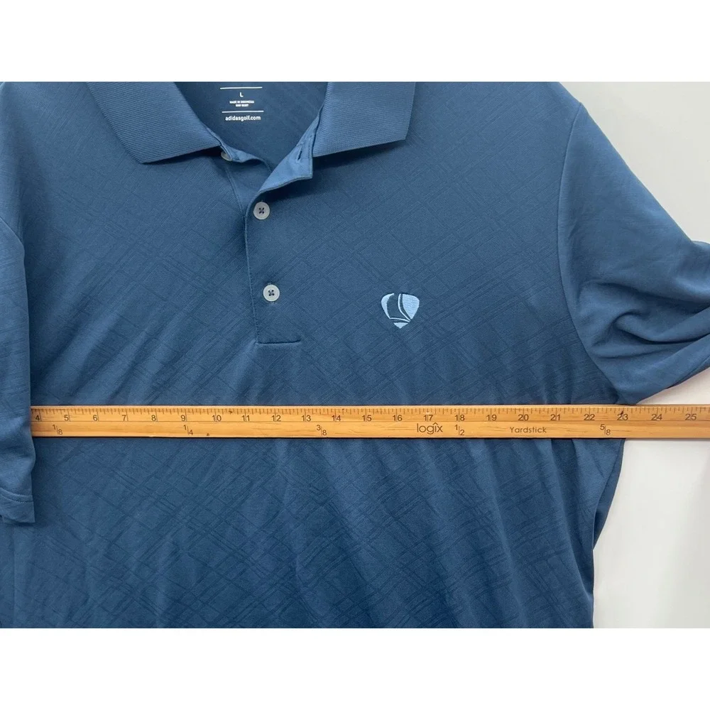 Adidas Puremotion Mens L‎ Golf Polo Shirt US Wealth Management Logo